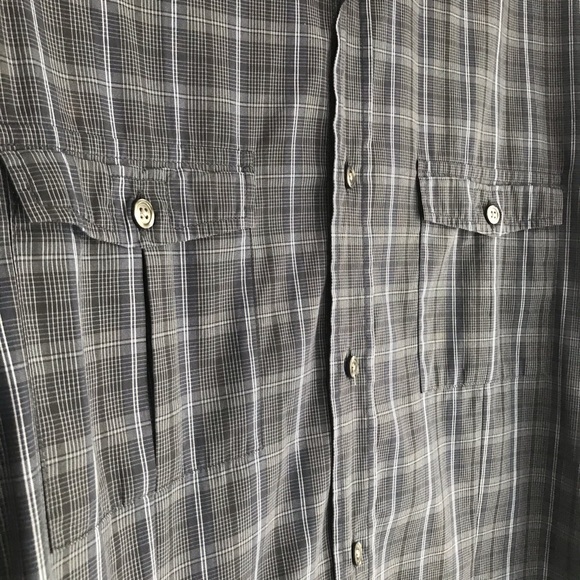 Hugo Boss Blue Plaid Shirt - Picture 4 of 5